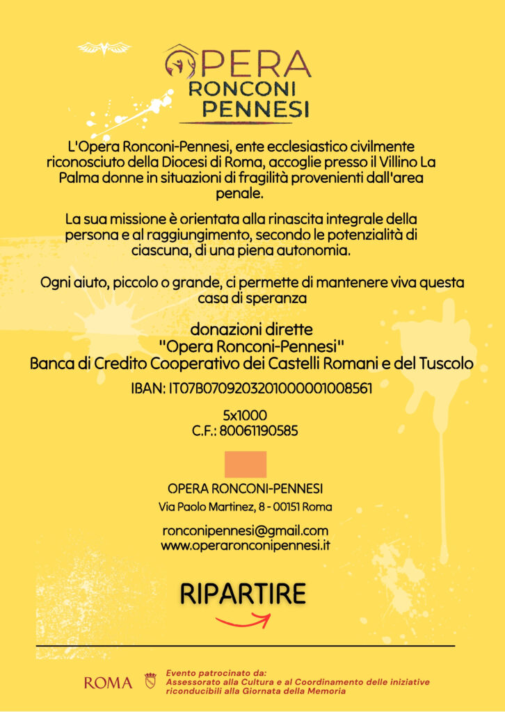 Volantino Progetto Restart/Ripartire - retro